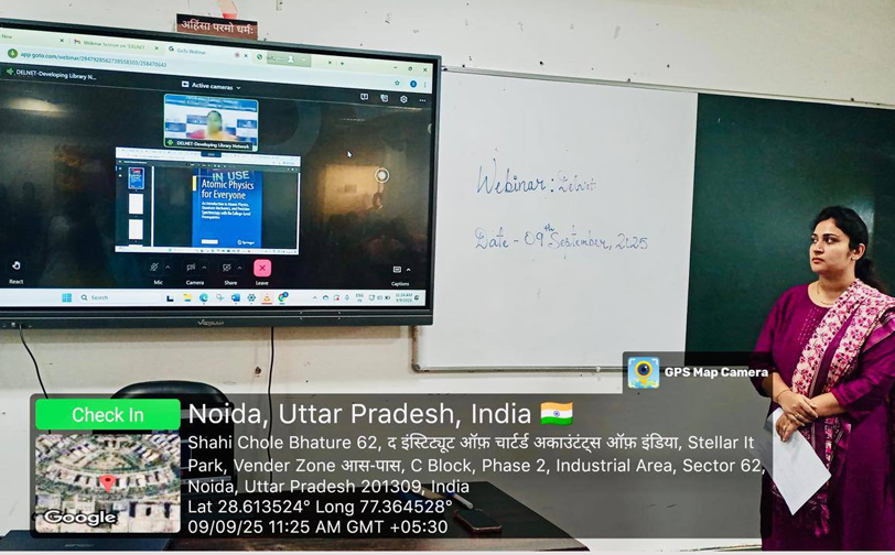 Webinar on “DELNET: Resources and Services” 9th September, 2025