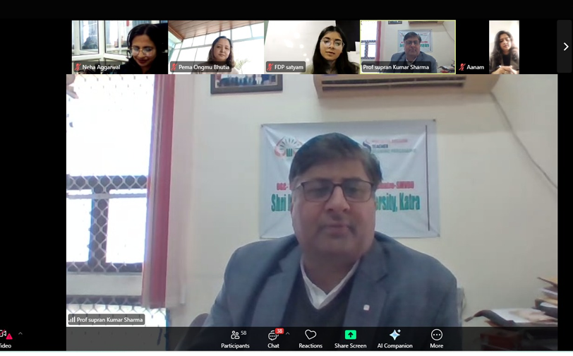 Online FDP from 17th February till 26th February, 26